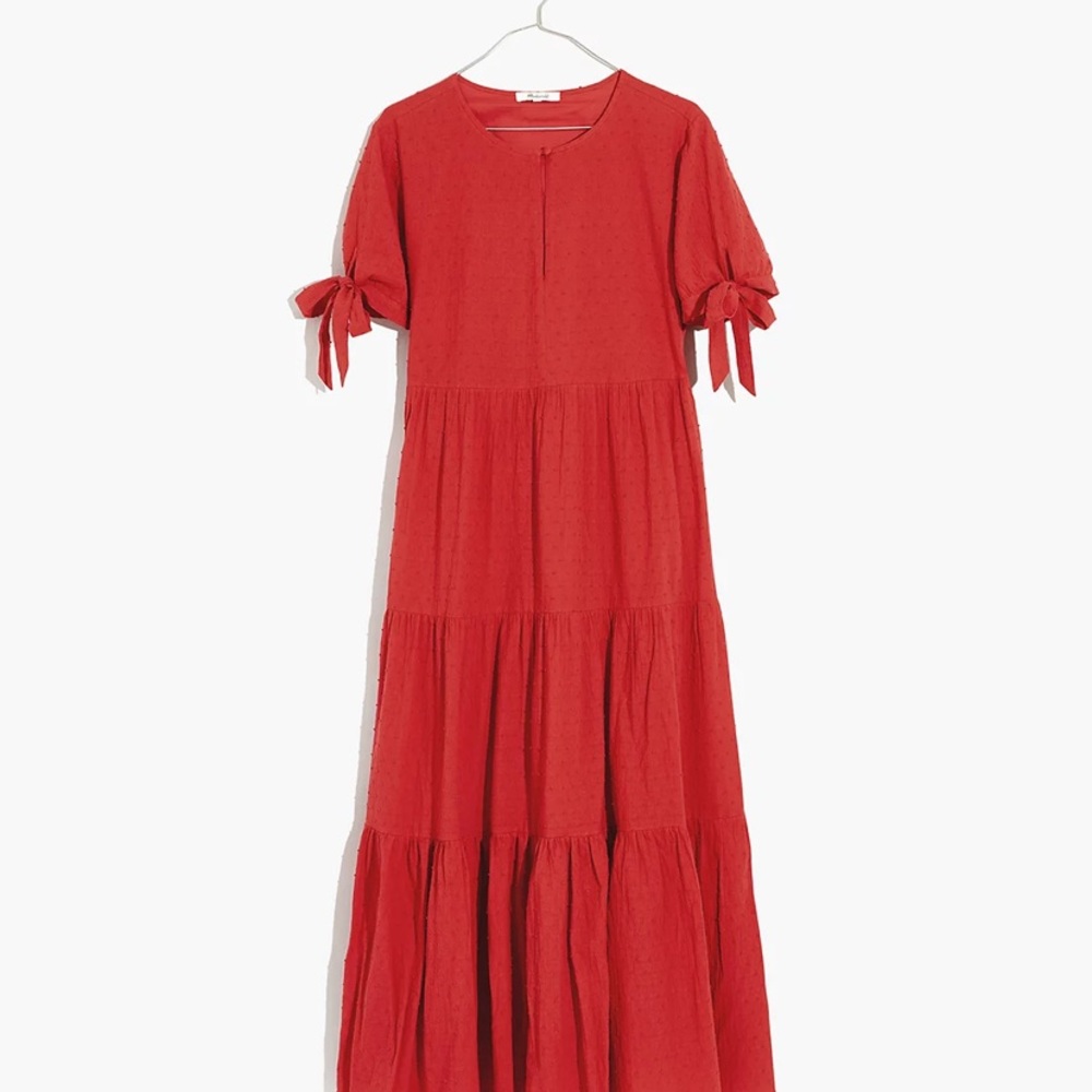 Madewell Red Midi Dress
